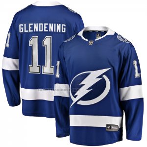 Camiseta Hockey Tampa Bay Lightning Luke Glendening Primera Breakaway Azul