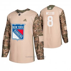 Camiseta Hockey New York Rangers Cody Mcleod Veterans Day Camuflaje