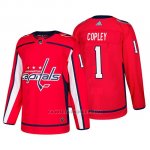 Camiseta Washington Capitals Pheonix Copley Home Adidas Autentico Jugador Rojo