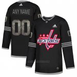 Camiseta Hockey Washington Capitals Personalizada Black Shadow