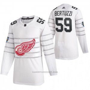 Camiseta Hockey Detroit Red Wings Tyler Bertuzzi Autentico 2020 All Star Blanco