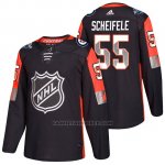 Camiseta Winnipeg Jets Mark Scheifele Nhl 2018 All Star Negro