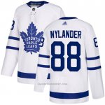 Camiseta Hockey Toronto Maple Leafs 88 William Nylander Road Autentico Blanco
