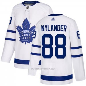 Camiseta Hockey Toronto Maple Leafs 88 William Nylander Road Autentico Blanco