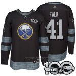 Camiseta Hockey Hombre Buffalo Sabres 41 Justin Falk 2017 Centennial Limited Negro