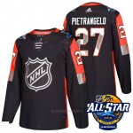 Camiseta Hockey Hombre St. Louis Blues 27 Alex Pietrangelo Negro 2018 All Star Autentico