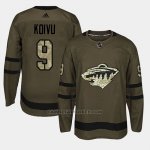Camiseta Minnesota Wild Mikko Koivu Camo Salute To Service
