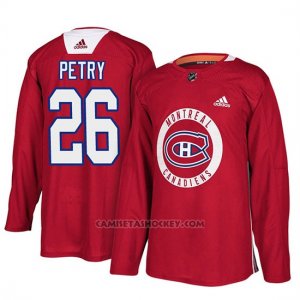 Camiseta Montreal Canadiens Jeff Petry Practice Rojo