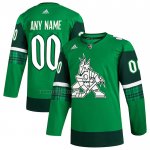 Camiseta Hockey Arizona Coyotes 2023 St. Patrick's Day Autentico Personalizada Verde