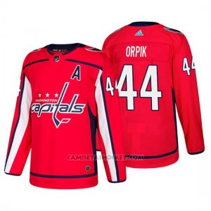 Camiseta Washington Capitals Brooks Orpik Home Adidas Autentico Jugador Rojo