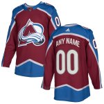 Camiseta Hockey Hombre Colorado Avalanche Primera Personalizada Rojo