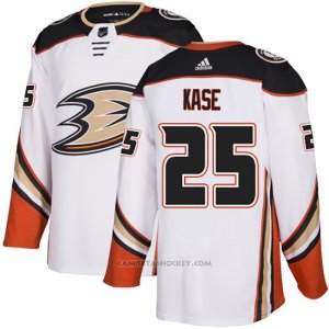 Camiseta Hockey Anaheim Ducks 25 Ondrej Kase Road Autentico Blanco