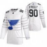 Camiseta Hockey St. Louis Blues Ryan O'reilly Autentico 2020 All Star Blanco