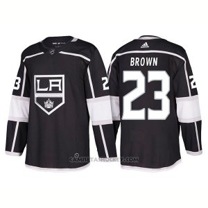 Camiseta Hockey Hombre Los Angeles Kings 23 Dustin Brown Home 2018 Negro