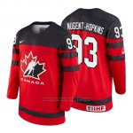 Camiseta Canada Team Ryan Nugent Hopkins 2018 Iihf World Championship Jugador Rojo