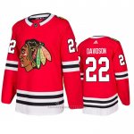 Camiseta Hockey Chicago Blackhawks Brandon Davidson Primera Rojo