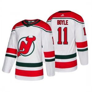 Camiseta New Jersey Devils Brian Boyle Alternato Autentico Blanco