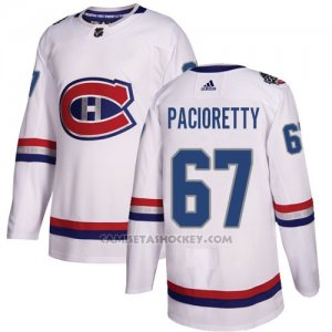 Camiseta Hockey Hombre Montreal Canadiens 67 Pacioretty Blanco