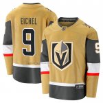 Camiseta Hockey Vegas Golden Knights Jack Eichel Alterno Premier Breakaway Oro