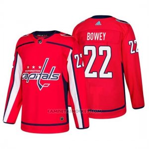 Camiseta Washington Capitals Madison Bowey Home Adidas Autentico Jugador Rojo