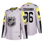 Camiseta Carolina Hurricanes Teuvo Teravainen Gray 2018 All Star