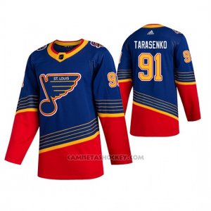 Camiseta Hockey St. Louis Blues Vladimir Tarasenko Retro Autentico Azul