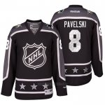 Camiseta Hockey San Jose Sharks Joe Pavelski 8 2017 All Star Negro