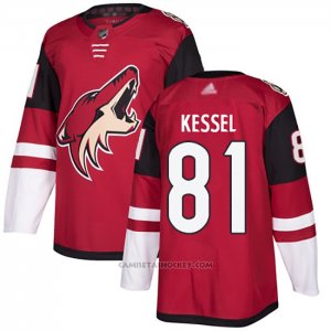Camiseta Hockey Arizona Coyotes 81 Phil Kessel Primera Autentico Rojo