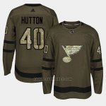 Camiseta St. Louis Blues Carter Hutton Camo Salute To Service