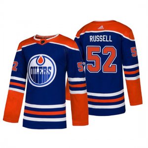 Camiseta Edmonton Oilers Patrick Russell Alternato Adidas Autentico Azul