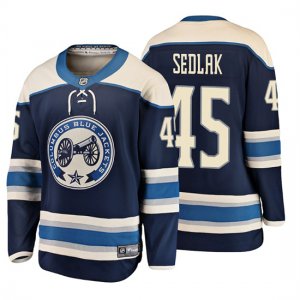 Camiseta Nino Columbus Blue Jackets Lukas Sedlak 2019 Alternato Breakaway Azul