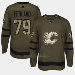 Camiseta Calgary Flames Micheal Ferland Camo Salute To Service