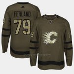 Camiseta Calgary Flames Micheal Ferland Camo Salute To Service