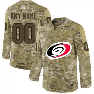 Camiseta Hockey Carolina Hurricanes 2019 Personalizada Camuflaje