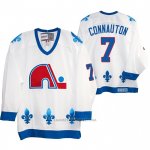 Camiseta Hockey Quebec Nordiques Kevin Connauton Heritage Vintage Replica Blanco