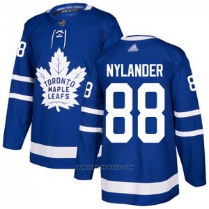 Camiseta Hockey Toronto Maple Leafs 88 William Nylander Primera Autentico Azul