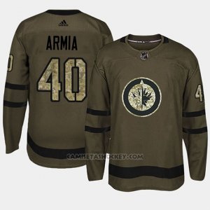 Camiseta Winnipeg Jets Joel Armia Camo Salute To Service