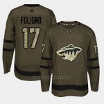 Camiseta Minnesota Wild Marcus Foligno Camo Salute To Service