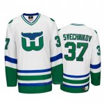 Camiseta Hockey Hartford Whalers Andrei Svechnikov Heritage Throwback Blanco