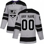 Camiseta Hockey Los Angeles Kings Alterno Autentico Personalizada Gris
