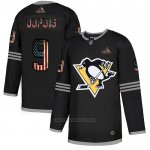 Camiseta Hockey Pittsburgh Penguins Dupuis 2020 USA Flag Negro