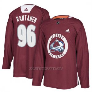 Camiseta Colorado Avalanche Mikko Rantanen Maroon Practice