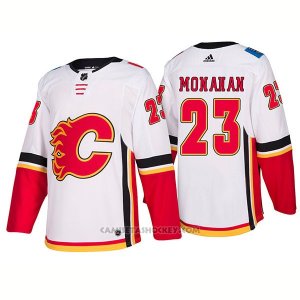 Camiseta Hockey Hombre Calgary Flames 23 Sean Monahan Away Premier 2017-2018 Blanco