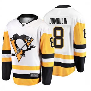 Camiseta Pittsburgh Penguins Brian Dumoulin 2019 Away Breakaway Blanco