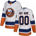 Camiseta Hockey Nino New York Islanders Segunda Personalizada Blanco