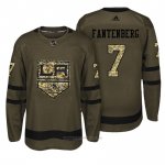 Camiseta Hockey Hombre Los Angeles Kings 7 Oscar Fantenberg Verde Camo