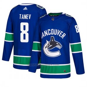 Camiseta Vancouver Canucks Christopher Tanev Home Azul