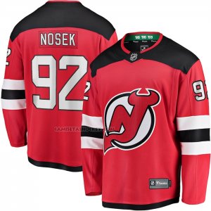 Camiseta Hockey New Jersey Devils Tomas Nosek Primera Breakaway Rojo