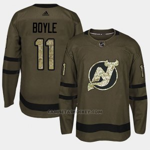 Camiseta New Jersey Devils Brian Boyle Camo Salute To Servicejpg