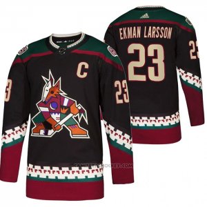 Camiseta Hockey Arizona Coyotes Oliver Ekman Larsson Throwback Kachina Negro